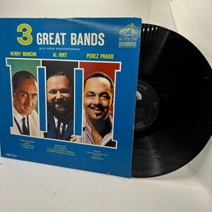 3 Great Bands Henry Mancini Al Hirt Perez Prado Dynagroove Vinyl Record Album